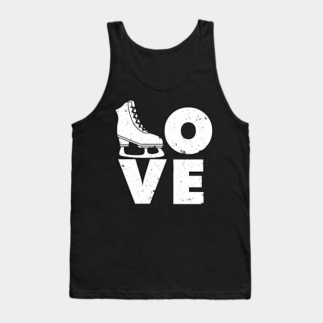 Love ice skating ice skating Tank Top by OfCA Design